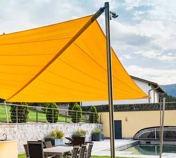 sonnensegel 4x5m mit �sen